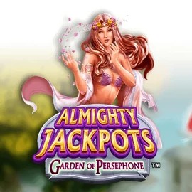 Almighty Jackpots: Garden of Persephone by Novomatic, showcased at scoredcasinoo.se – game logo