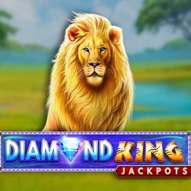 Diamond King Jackpots logo by SpinPlay Games at Scored Casino