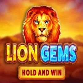 Lion Gems Hold and Win logo by Playson at Scored Casino