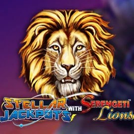 Stellar Jackpots with Serengeti Lions slot visual from Lightning Box Game available on scoredcasinoo.se